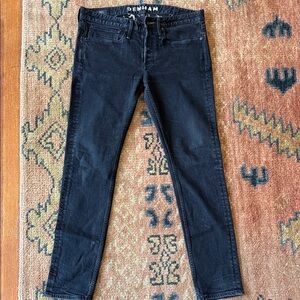 Denham Jeans Black Skinny Stretch Jeans